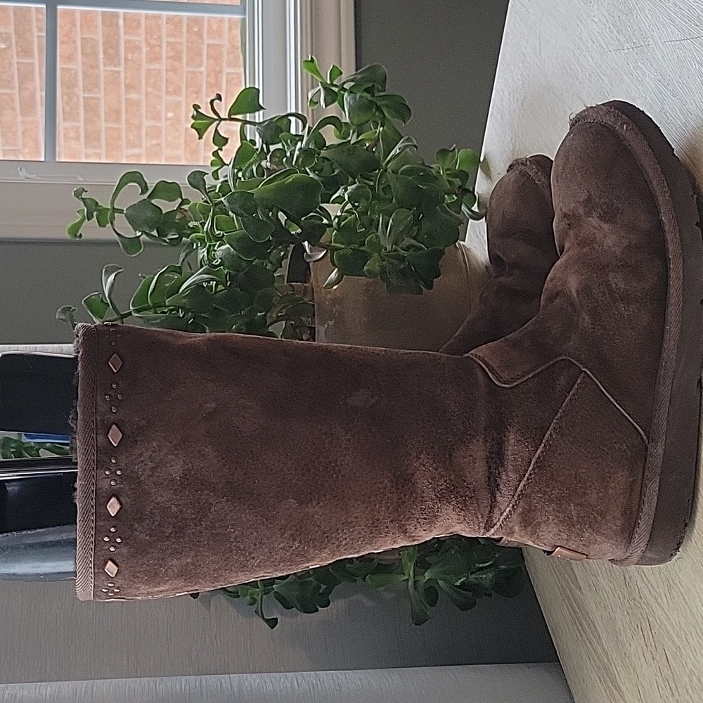 Ugg Retro JOPLIN Brown Tall Shearling Boots